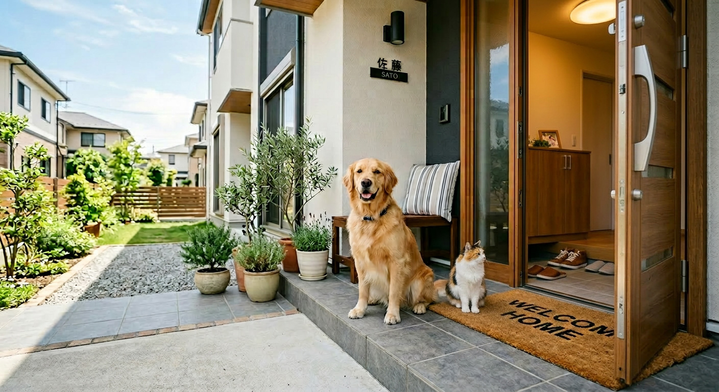 玄関・窓・ベランダの”侵入窃盗対策”がペットも守る！？